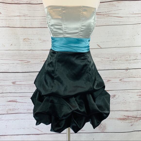 Speechless black silver teal balloon hem pickups - Picture 1 of 11